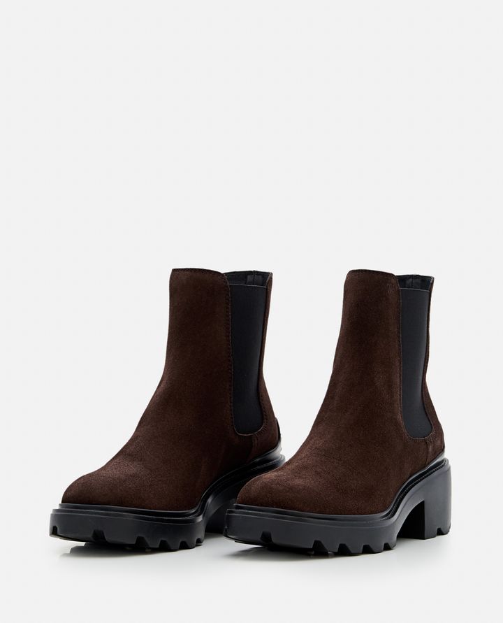 Tod's - SUEDE PLATFORM CHELSEA BOOTS_2