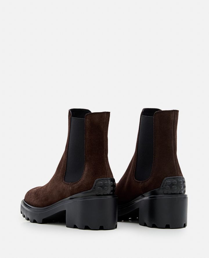 Tod's - SUEDE PLATFORM CHELSEA BOOTS_3