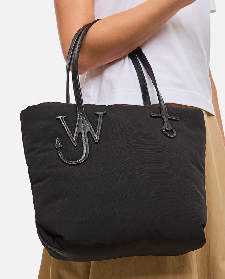 JW Anderson - BORSA TOTE PUFFY PICCOLA CON LOGO_5