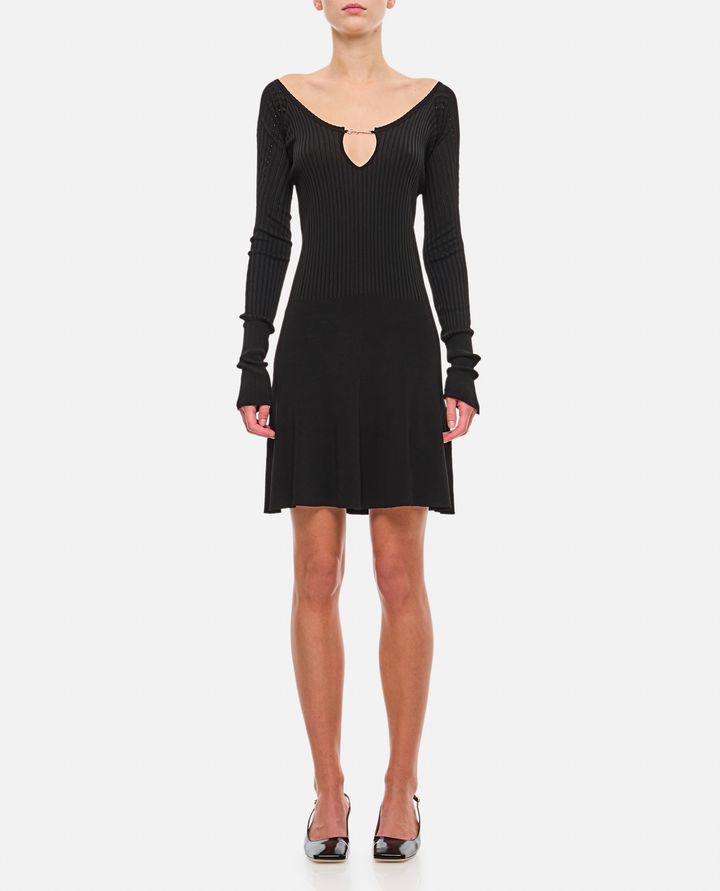 Jacquemus - LA MINI ROBE PRALU VISCOSE SHORT DRESS_1