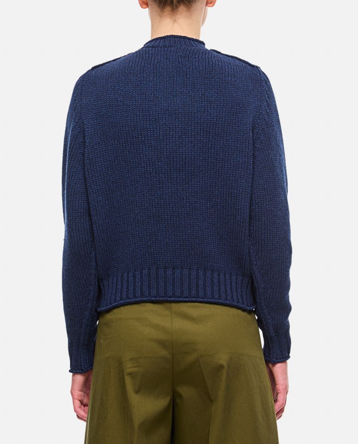 Barrie - CASHMERE CREWNECK CARDIGAN_3