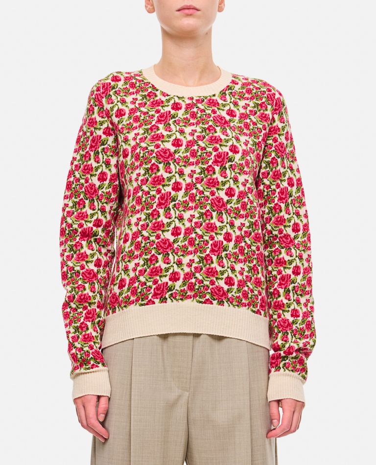 Shop Barrie Cashmere  Pullover In Multicolor