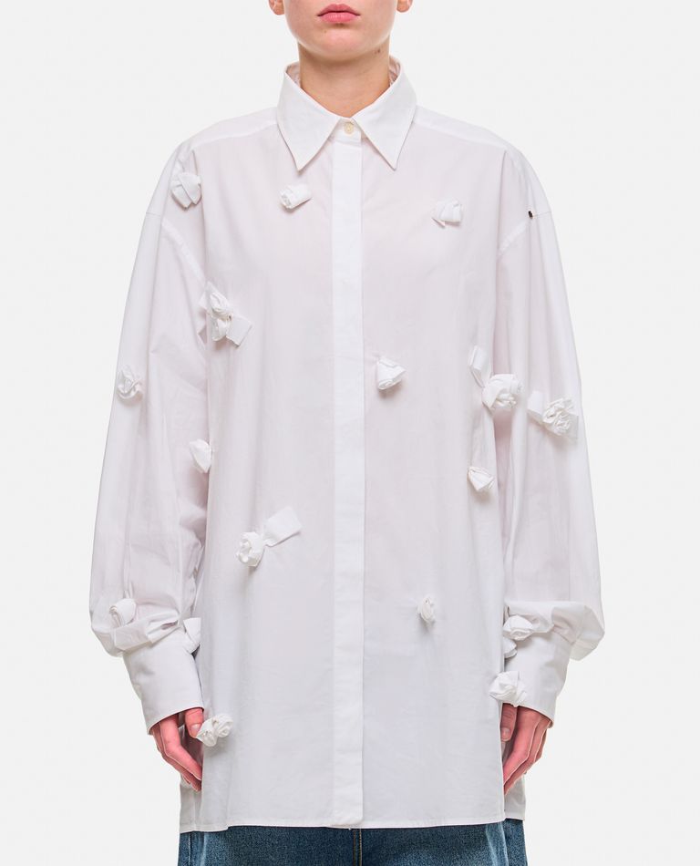 Shop Sportmax Bisous Shirt In White