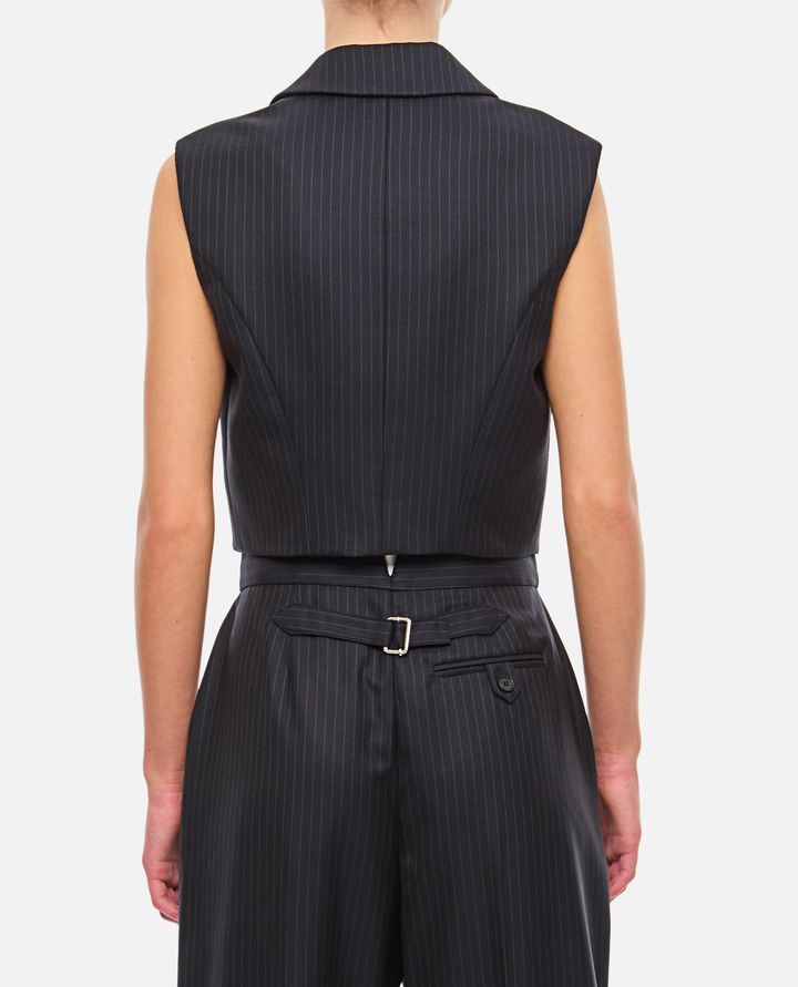 Alexander McQueen - GILET GESSATO IN LANA_3