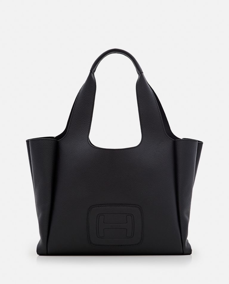 MEDIUM H EMBOSSED LEATHER SHOPPING BAG for Women - Hogan | Biffi