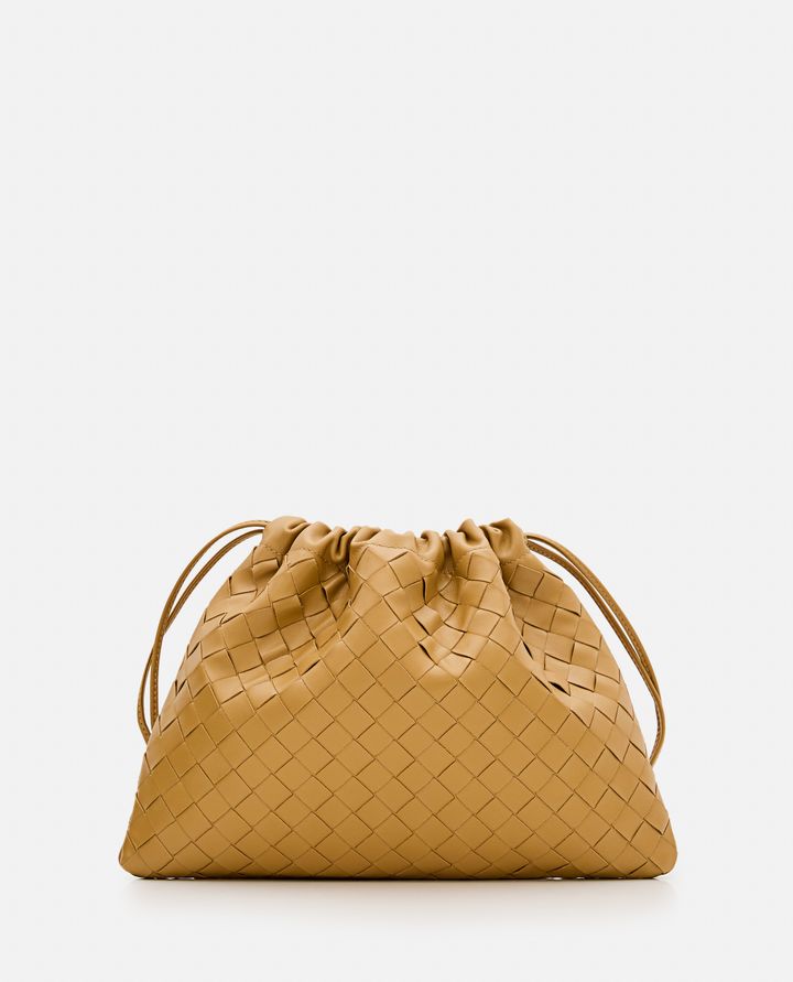 Bottega Veneta - POCHETTE MEDIA INTRECCIATA CON COULISSE_4