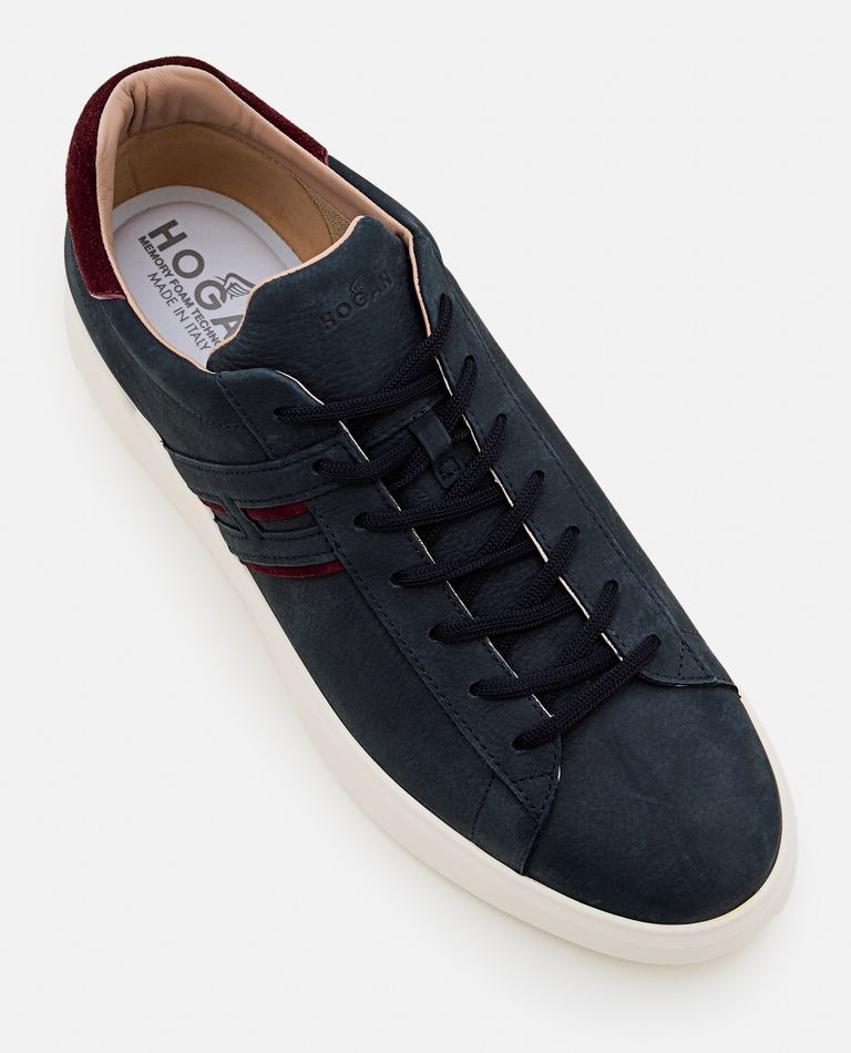 スニーカー HOGAN Navy Blue Suede H580 Sneakers Allacciato Sneakers H580 Navy