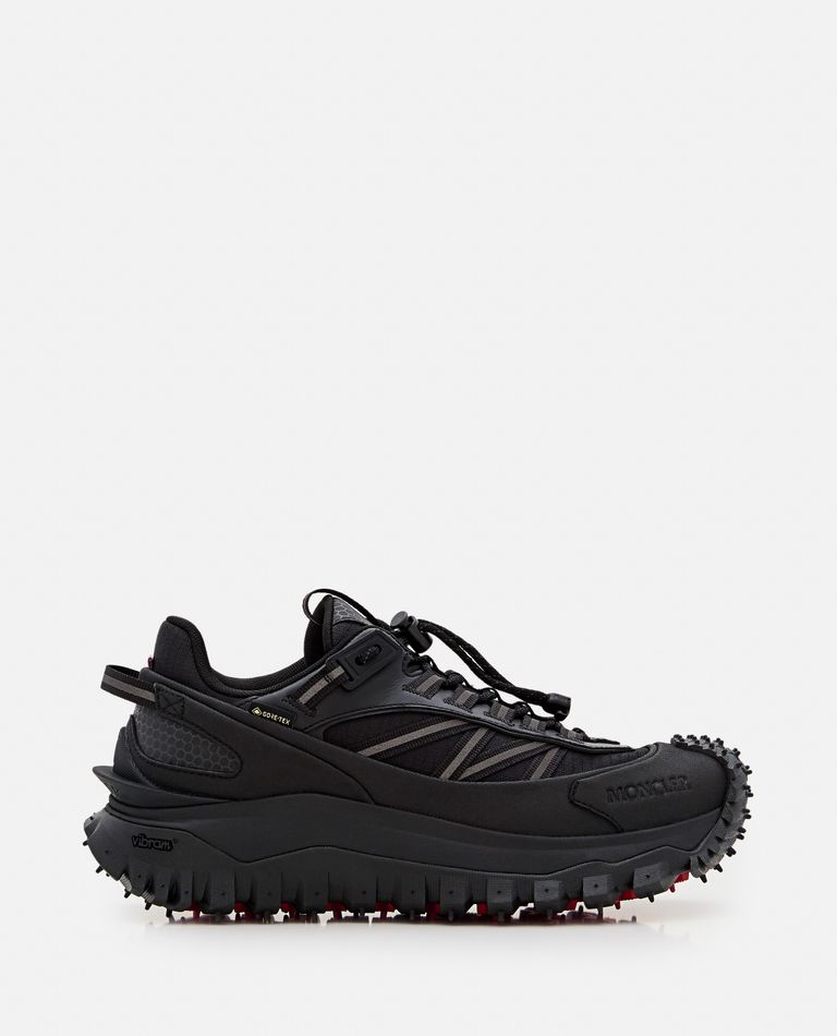 Shop Moncler Trailgrip Gtx Low Top Sneakers In Black