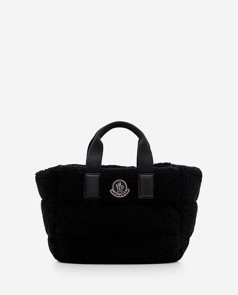 Shop Moncler Mini Caradoc Cross Body Bag In Black