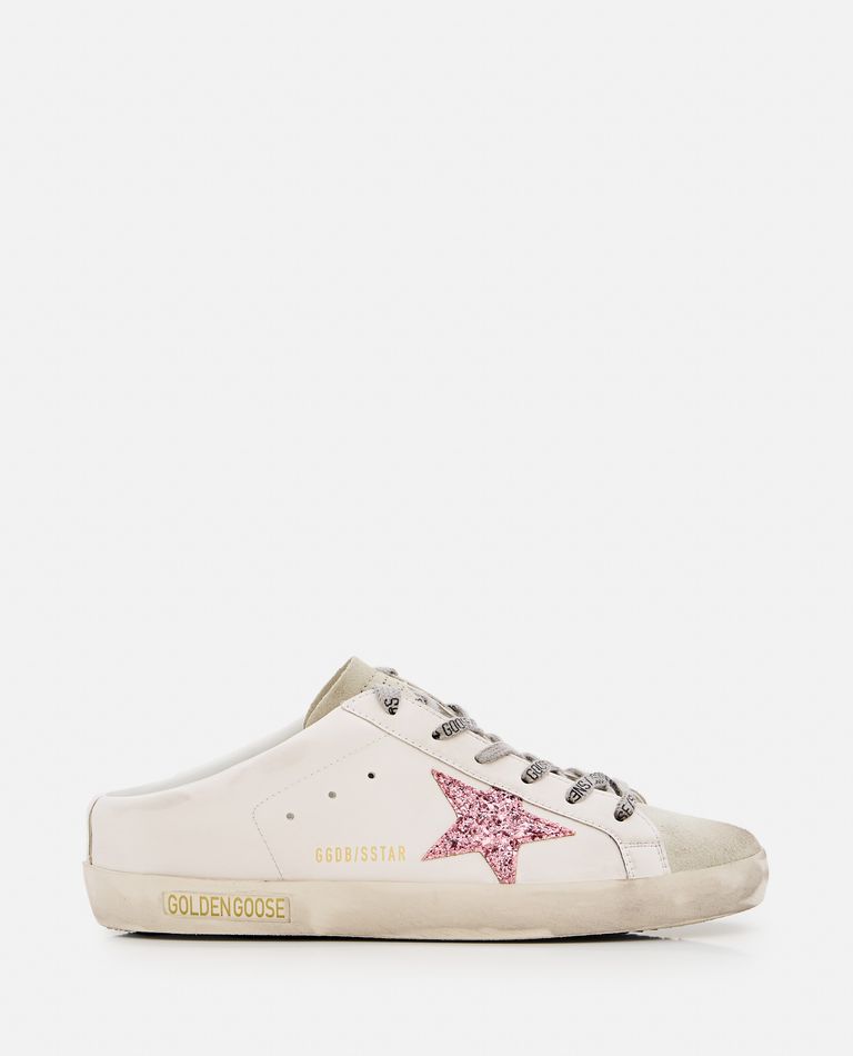 Golden Goose Bio Based Upper Glitter Superstar Loafer In White