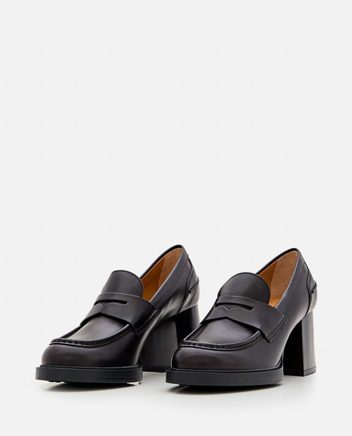 Tod's - 65MM T CHAIN HEELED LOAFER_2