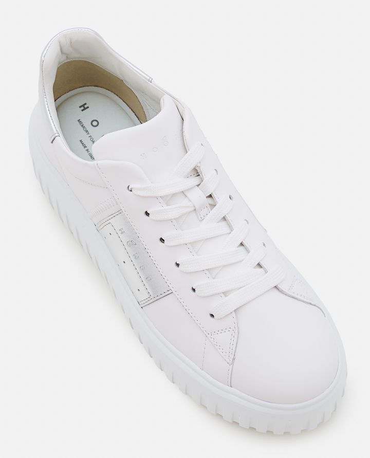 Hogan - H-STRIPES LACE UP SNEAKERS_4