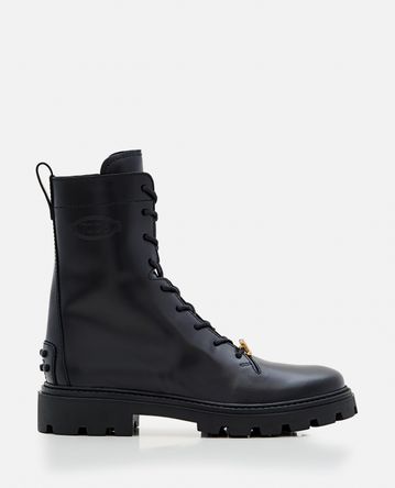 Tod's - LEATHER COMBAT BOOTS