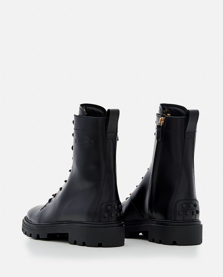 Tod's - LEATHER COMBAT BOOTS_3