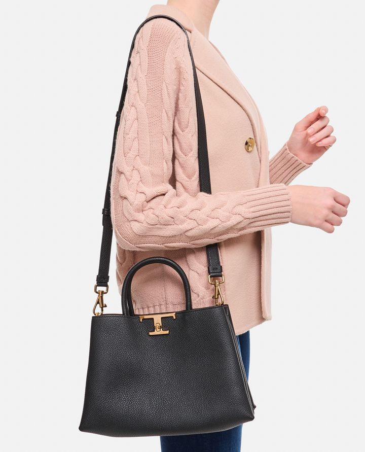 Tod's - BORSA SHOPPING PICCOLA IN PELLE_5