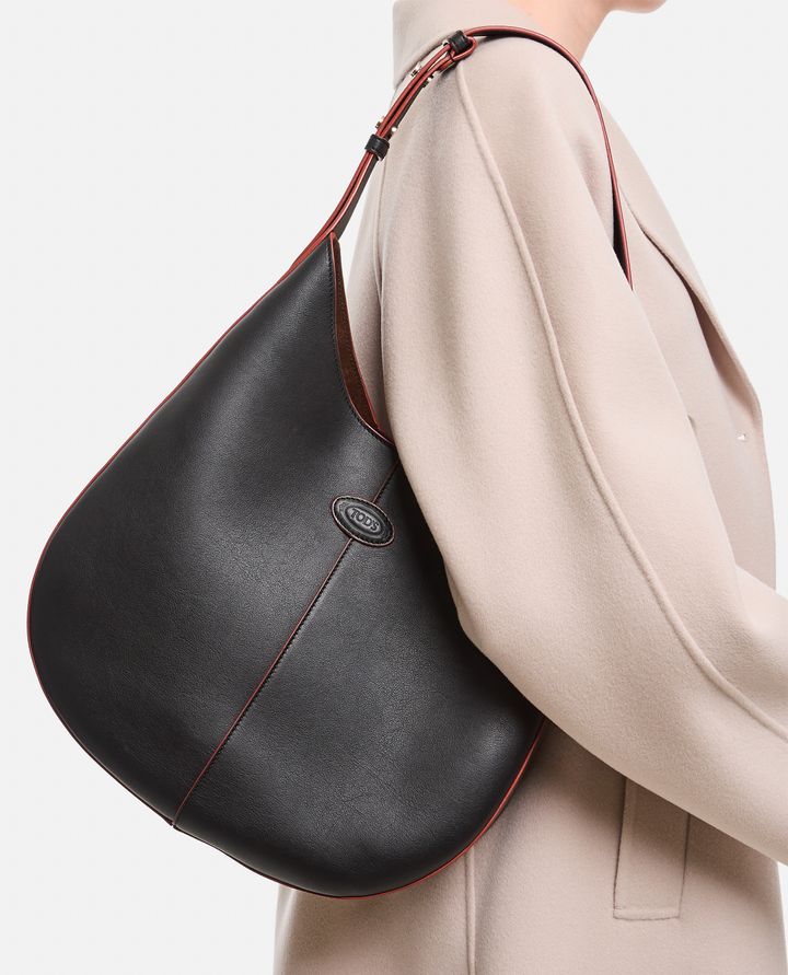 Tod's - SMALL HOBO LEATHER SHOULDER BAG_5