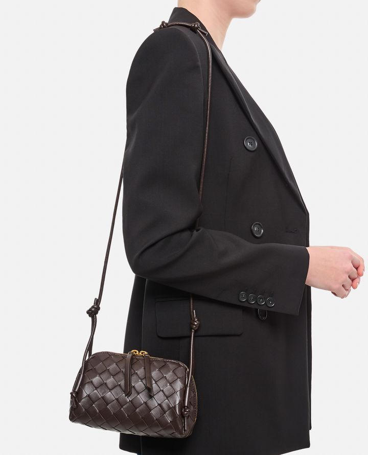 Bottega Veneta - CONCERT LEATHER POCHETTE BAG_5