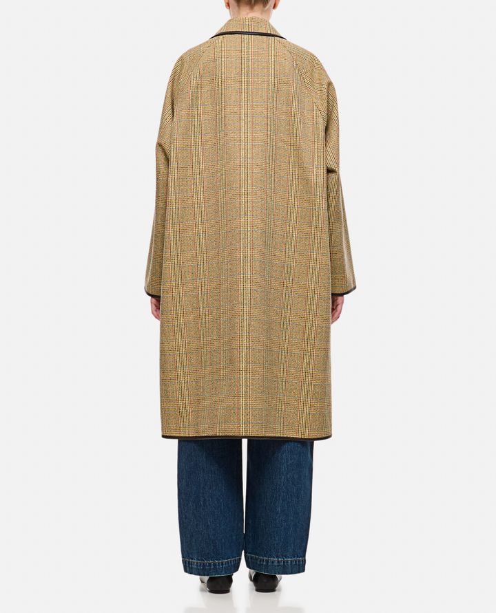 Bottega Veneta - WOOL DISTORTED PRINCE OF WALES COAT_3