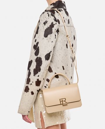 Ralph Lauren Collection - SMALL TOP HANDLE CROSSBODY LEATHER BAG