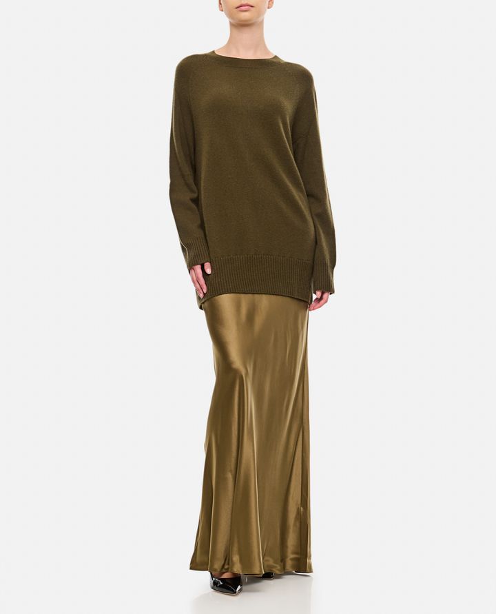 Christopher Esber - MONUMENT CASHMERE AND SILK LONG DRESS_2