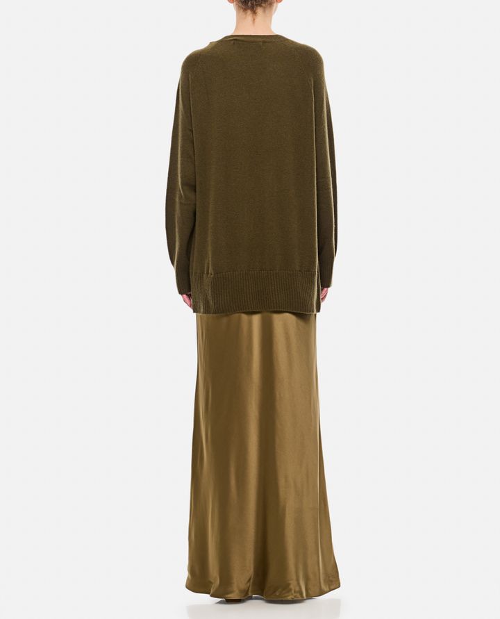 Christopher Esber - MONUMENT CASHMERE AND SILK LONG DRESS_3