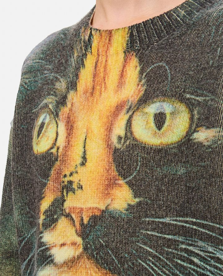 JW Anderson - MAGLIONE STAMPA GATTO_4