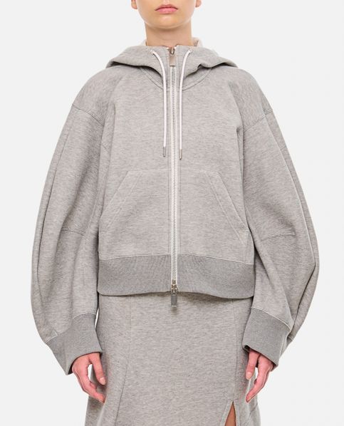 SPONGE SWEAT HOODIE for Women - Sacai sale | Biffi 