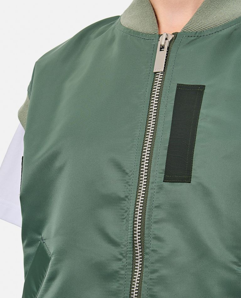 NYLON TWILL VEST for Women - Sacai | Biffi
