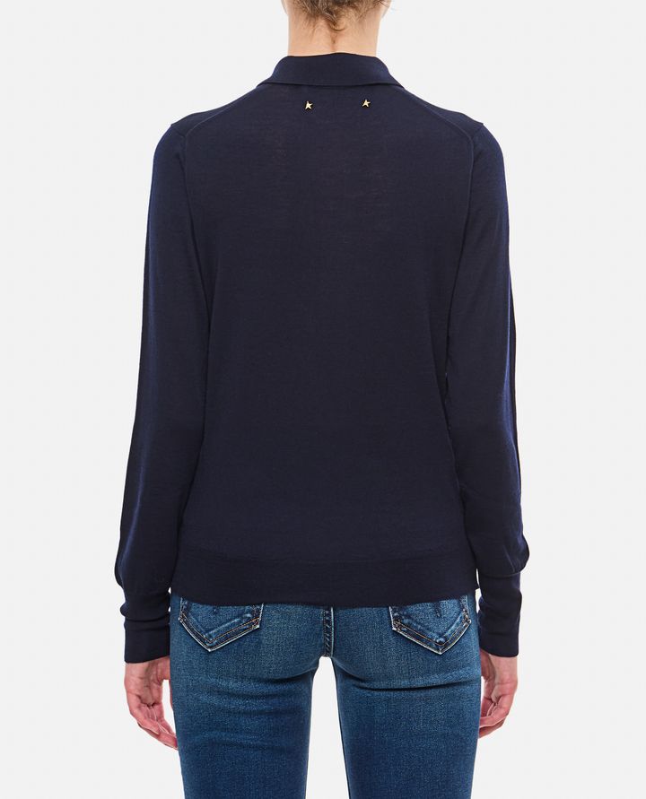 Golden Goose - VIRGIN WOOL KNITTED POLO SHIRT_3