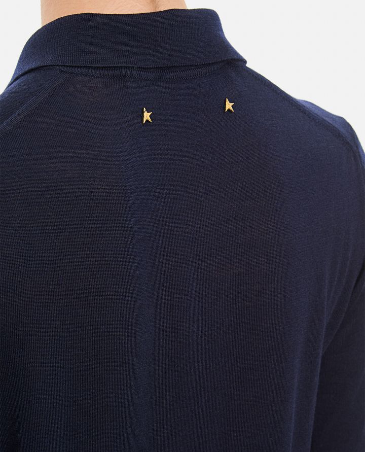 Golden Goose - VIRGIN WOOL KNITTED POLO SHIRT_4