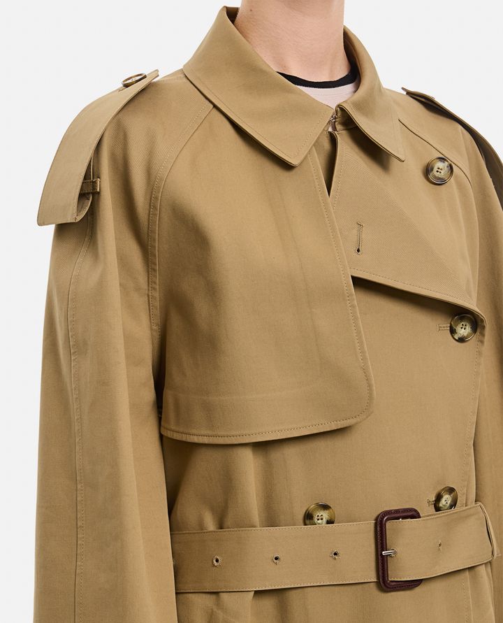 Stella McCartney - OVERSIZED COTTON TRENCH_4