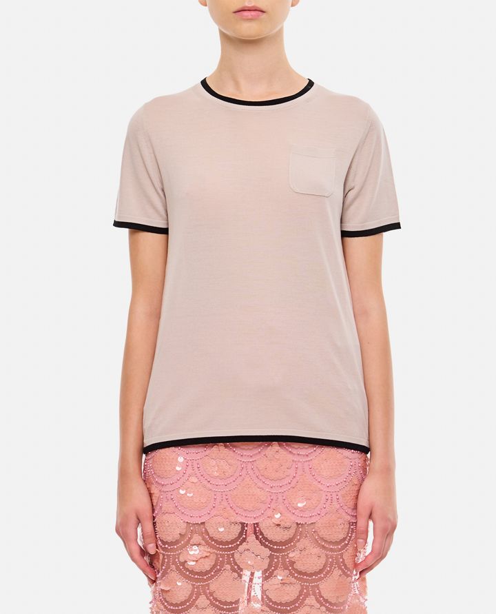 S Max Mara - EGIDIO T-SHIRT IN LANA_1