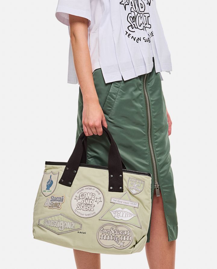 Sacai - SACAI X MARC GONZALES MEDIUM PATCH TOTE BAG_2