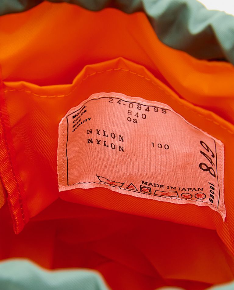 S KINCHAKU NYLON TWILL BAG for Women - Sacai sale | Biffi