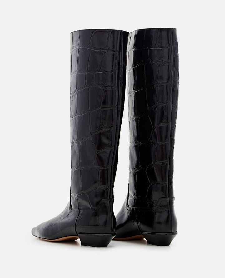 Paris Texas - EMBOSSED CROCO LEATHER BETTINA BOOTS_3