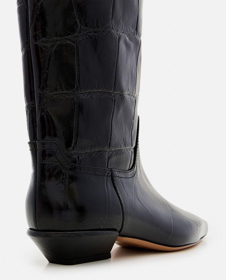 Paris Texas - EMBOSSED CROCO LEATHER BETTINA BOOTS_4