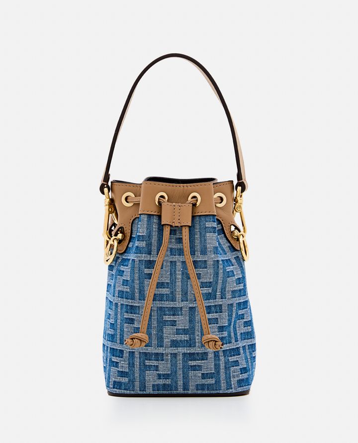 Fendi - MINI MON TRESOR DENIM BUCKET BAG_1