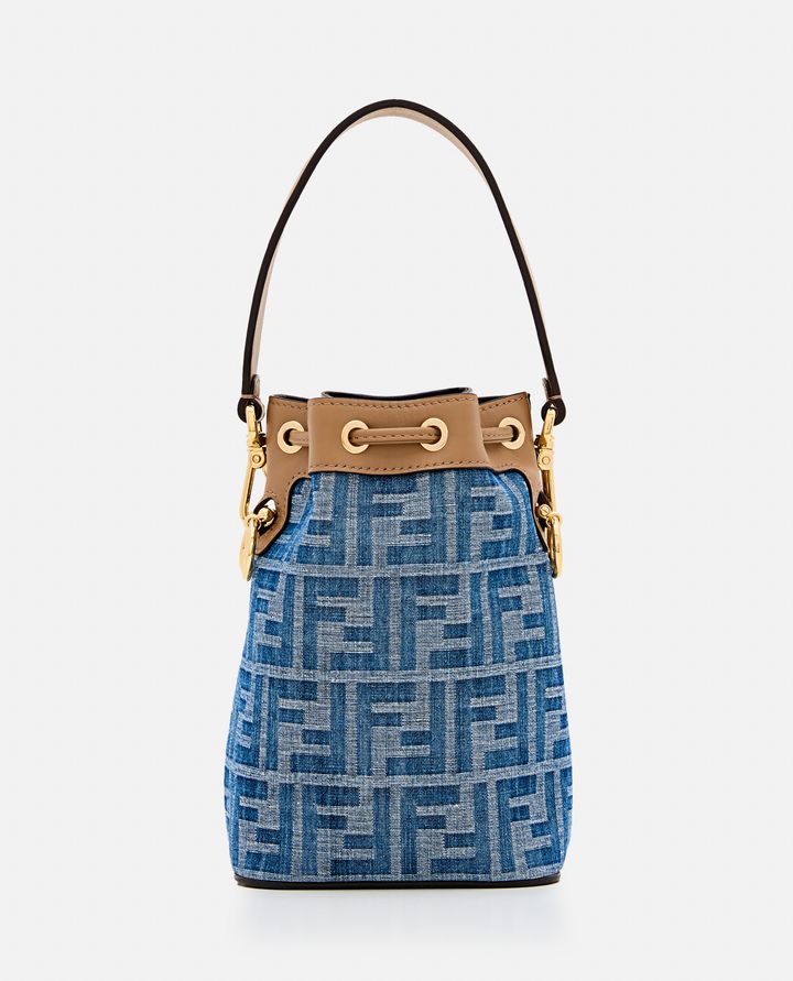 Fendi - MINI MON TRESOR DENIM BUCKET BAG_4