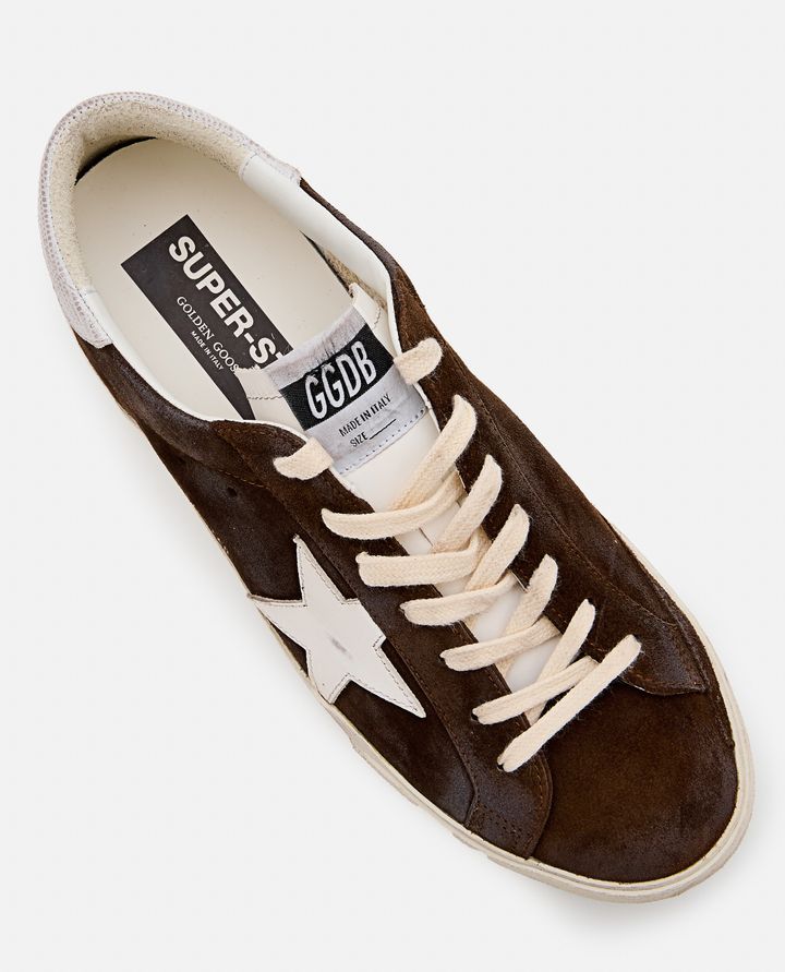 Golden Goose - SUPER-STAR CLASSIC WITH LIST SUEDE UPPER LEATHER STAR AND HEEL_4