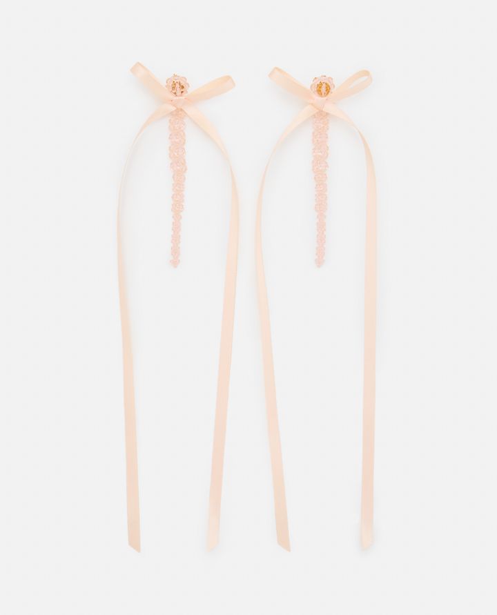 Simone Rocha - BOW RIBBON DRIP EARRINGS_1