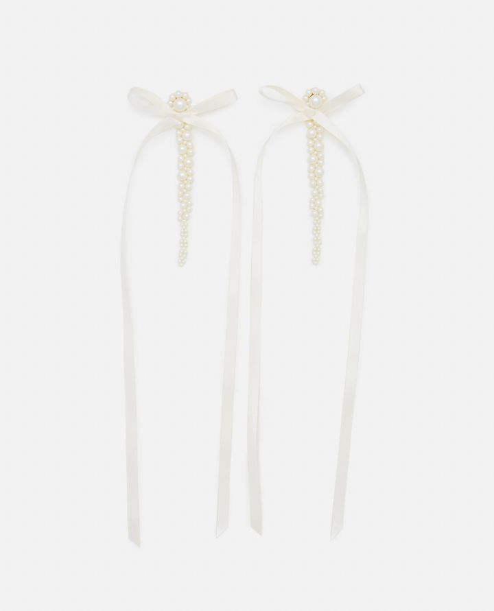 Simone Rocha - BOW RIBBON DRIP EARRINGS_1