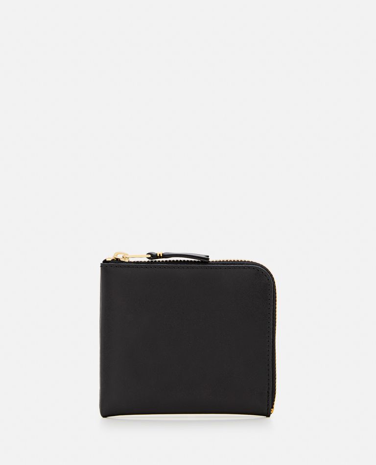 Comme Des Garçons Play Classic Leather Line Wallet In Black