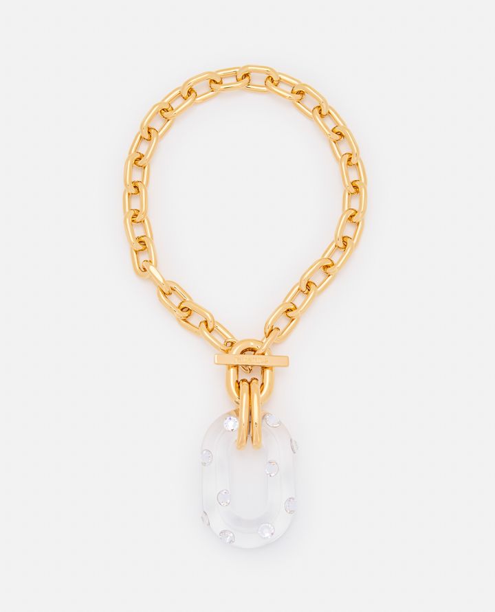 Rabanne - GOLD COLLIER W/CRYSTRAL STONE_1