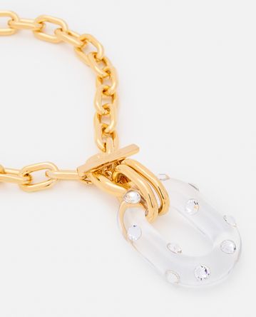Rabanne - GOLD COLLIER W/CRYSTRAL STONE