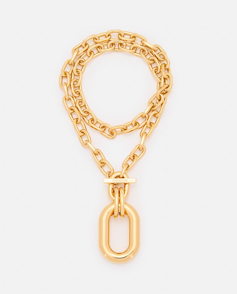 Shop Rabanne Xl Link Pendant In Gold