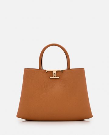 Tod's - SMALL T METAL LEATHER SHOPPING BAG