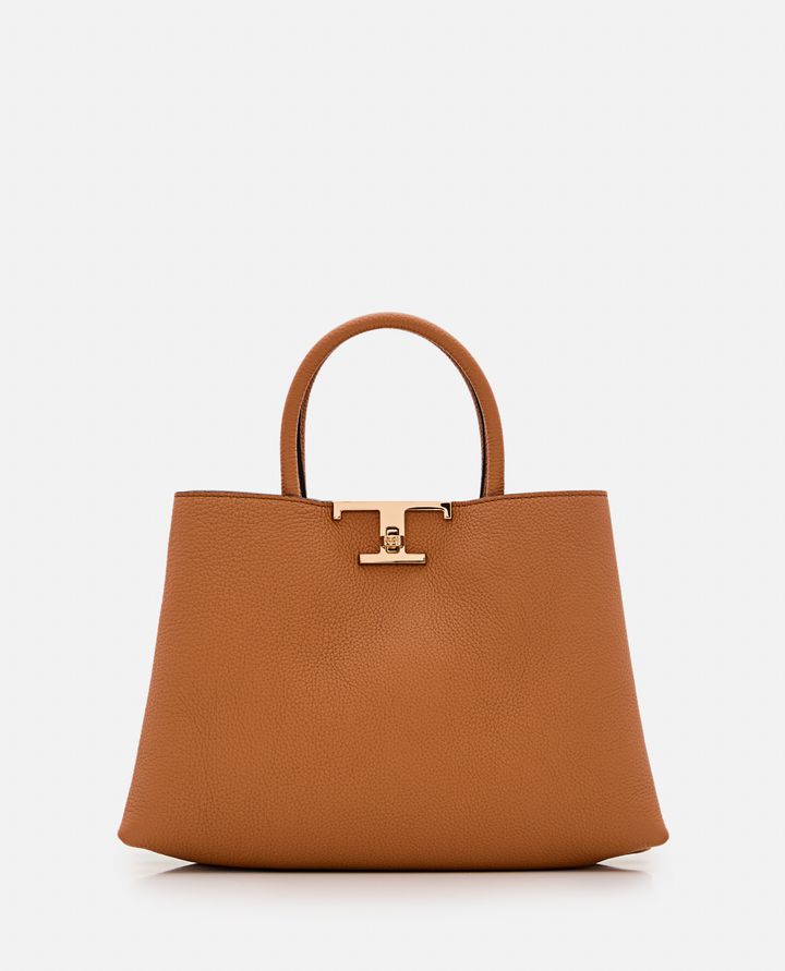 Tod's - BORSA SHOPPING PICCOLA IN PELLE METALLIZZATA_1