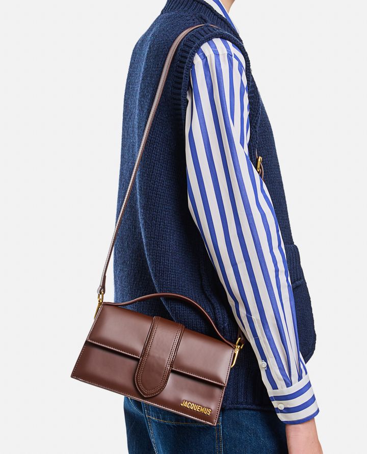 Jacquemus - LE GRAND BAMBINO LEATHER SHOULDER BAG_5