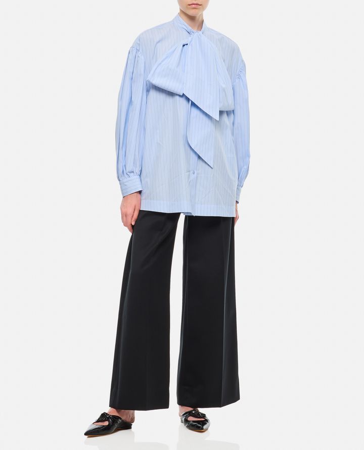 Simone Rocha - PLEATED WIDE LEG TROUSERS_2