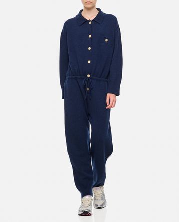 Barrie - CASHMERE FRONT BUTTONED JUMPSUIT